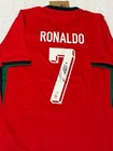 Cristiano Ronaldo Signed Portugal Pro Style Soccer Jersey With Coa