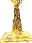 Vtg Judaica Hebrew Jerusalem 12 Tribes Of Israel Hanukkah Menorah Jewish Judaism