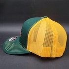 New Heritage Tractor   Equipment Green   Yellow Mesh Snap Closure Hat Cap