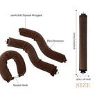 Heatless Curls Overnight Hair Curlers Rollers Set Long Hair Blowout Soft Rod New