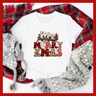 6 Sheets Christmas Iron On Transfers For T Shirts winter Xmas Heat Vinyl Iron   