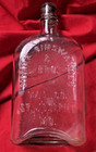 1918 Whiskey Flask 8  Simon Binswanger   Bros   W  L  Co   St  Joseph Mo W top