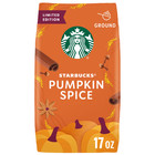 3 Bag Starbucks Pumpkin Spice  Flavored Ground Coffee  100  Arabica  17 Oz Bag