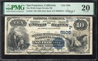 1882  10 San Francisco  Ca Wells Fargo Nevada National Bank Pmg 20  34250