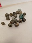 Lot Of 18 Vintage Brass Sleigh Bells Dug Metal Detecting  Primitive Jingle Bells