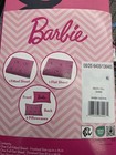 Barbie Kids Full Size Sheet Set 4 Pieces Microfiber Nwt Pink Twin full 