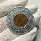 1901 Pan American Expo Buffalo Ny Encased Indian Head Cent Lucky Penny Token