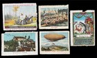 15 Very Old German Reklamemarken  Early Aviation Sports  Brand Advertising Fault