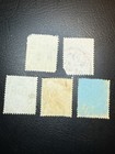 Great Britain Vintage Stamp Collection - King George V 1911-1920s Lot Of 5 Used