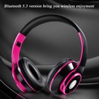 Wireless Bluetooth 5 3 Headphones Foldable Stereo Mp3 Player Sports Headset