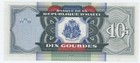 Haiti 10 Gourdes 2000 Pick 265 a Unc Uncirculated Banknote