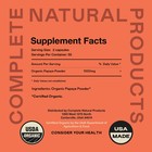 Organic Papaya Enzymes   Papain Capsules - 600mg 100 Pills Organic Papaya Powder