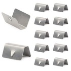 12 Pcs Car Windshield Water Retaining Strip Clip - One-piece Stainless Steel