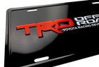 Trd Off Road Embossed Aluminum License Plate Toyota Racing Development Tundra 4r
