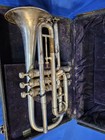 1906 Buescher Shepherd Crook Cornet     Silver Plated     222nd Instrument Built