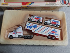 Golden Wheel Transport Die Cast Pepsi Racing Team Semi-truck Van Suv Set Special