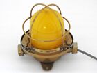 Ship Salvaged Old Brass Finish Vintage Ceiling Wall Deck Light Russian Nautical