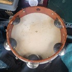 Contempor  nea Single-row Tambourine Wood Frame With Metal Jingles  Analog