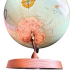 Vtg Replogle 12 In Globe 1977 Raised Relief World Designer Series Mid-century