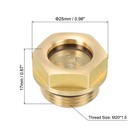 2 Pack Air Compressor Oil Sight Glass M20 1 5 Brass Oil Liquid Level Gauge