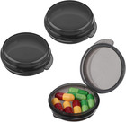 Small Pill Box  Portable Travel Pill Container  Mini Medicine Organizer  3 Pack
