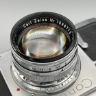 Carl Zeiss Sonnar 50mm F 1 5 Lens For Contax Rf  Clean  Sharp  Read