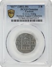 Venezuela 1817 Ad Caracas Colonial 2r Real Spanish Cob Silver Spain Coin Pcgs Vf