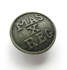 Reproduction Revolutionary War Uniform Button Massachusetts 10th Reg Cast Pewter