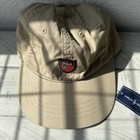 Polo Ralph Lauren Beige Embroidered Adjustable Golf Hat Cap Crest Logo- Nwt