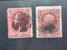 2 Executive   Us  Official  3 Cent   10 Cent  Stamps Scott  o12  And O14 1873