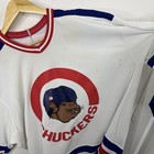 Beer League Hockey Jersey Men Xl  19 Chuckers Beaver Canadian Funny Retro