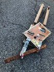 Hotsaucecbg Cigar Box Guitar Double Neck Greek Bouzouki Inspired 26    3 String 