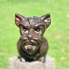 Vintage Scottie Terrier Advertisement Coin Piggy Bank Addison  Ny  Collectible