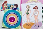 Vintage Whitman Jr  Edition Fashion Show With Record Paper Dolls 1973 Uncut nice