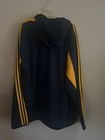 Adidas La Galaxy Mls Soccer Full Zip Jacket Black gold Size Xl