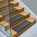 10  X 25 5  Black Rubber Stair Treads  Non-slip Waterproof  Set Of 5 New In Hand