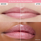 Lip Glowy Lightweight Hydration Balm With Shea Butter  Pink Supernova  0 35 Oz