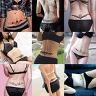 19 Sheets Tramp Stamp Temporary Tattoo fake Temporarytramp Stamp Tattoo Stickers