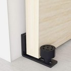 72   Track Sliding Barn Door Hardware Kit Modern Closet   Adjustable Floor Guide
