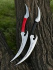 Pair Of Custom Handmade Stainless Steel Blade Elf Style Fantasy Dagger Knife