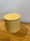 Vintage French Ivory Celluloid Dresser Jar  Ribbed Vanity Powder Jar With
