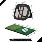 Pop-up 25 Inches By 25   1 Black Net  2 Mats  12 Balls   6 Greeting Cards 