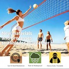 Professional Volleyball Net Outdoor Heavy Duty With Aircraft Steel Cable  Vol   
