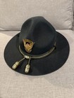 Colorado State Patrol Felt Campaign Hat With Pin And Acorns   Csp License Plate