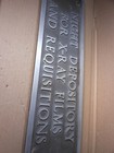 Vintage Metal Hospital Building Plaque Sign - Night Depository For X-ray Films