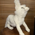 Hansa Thomas Boland 15  Artic Fox Realistic Plush Stuffed Animal 