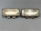 Vintage Whelen          Mini Max Strobes 7 5    - Pair Of 2 - Cast Aluminum Housings