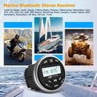 Waterproof Marine Bluetooth Radio Audio Stereo Sound System Receiver Digital    