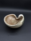 Murano Alfredo Barbini Bowl White Swirl Gold Flake Spiral Aventurine 