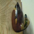 Carved Painted Wood Duck Decoy Miniature Collectible Decoy